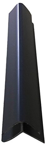 Black, Silver, White 5mm External Corner Trim 2.6m Bathroom Wall Panels Ceiling Cladding PVC Wet Wall Trim (Black)