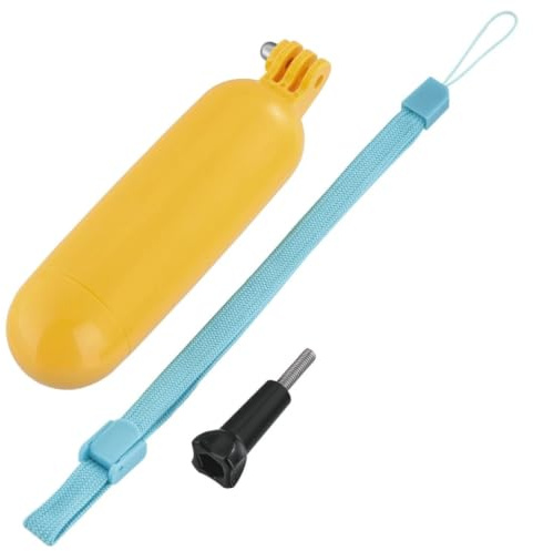 Hama Schwimmgriff für GoPro Actioncam, Auftriebshilfe mit Handschlaufe, gelb