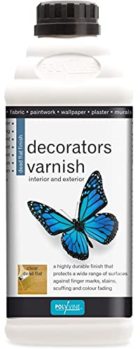 Polyvine Protective Decorators Varnish Dead Flat Finish 500ml