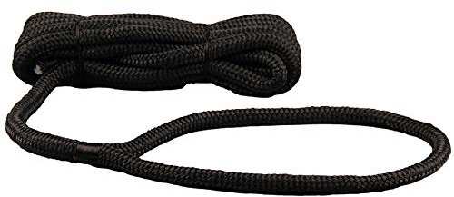 Navyline PES Festmacher-Leine mit Auge - schwarz, Ø und Länge:10mm Ø. 10m lang