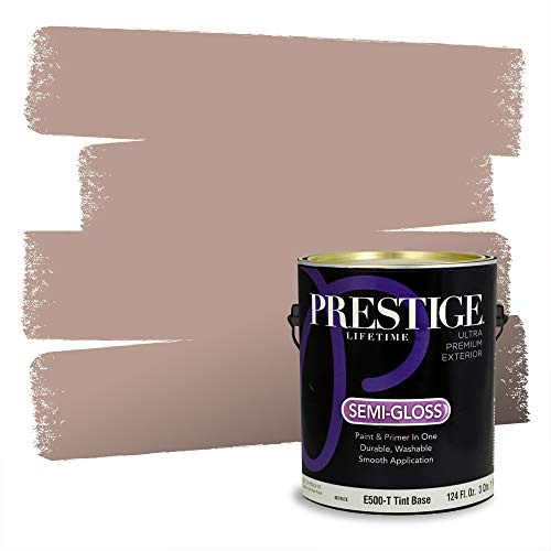 PRESTIGE Paints Exterior Paint and Primer In One, 1-Gallon, Semi-Gloss, Comparable Match of Valspar* Lyndhurst Roseglow*
