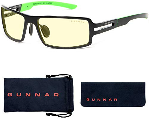 Gunnar Gaming and Computer Eyewear - Razer RPG, Lens Tint: Amber (Blocks 65% Blue Light & 100% UV Light) - Blue Light Blocking Glasses - Patented lens - Reduce eye strain & dryness