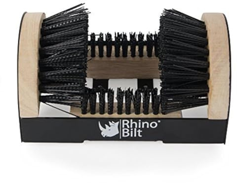 Boot Scraper, THE Original Rhino Bilt All-in-One Scrubber! Brush, Scraper and Cleaner