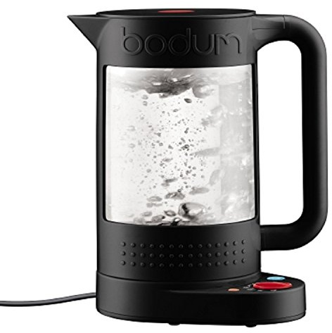 Bodum - 11659-01EURO - Bistro - Bouilloire Électrique Double Paroi Plastique - 1,1 L - Noir
