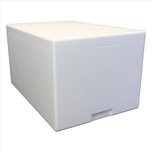 Terra Exotica Styroporbox Thermobox 41,5 Liter | 60 x 40 x 33 cm | Isolierende Styroporbox mit 41,5 Liter Volumen – 60 x 40 x 33 cm, ideal für den Versand von temperaturempfindlichen Waren