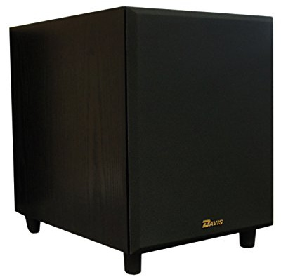 Davis Acoustics Basson 77 Subwoofers Frêne Noir - Vendue à l'unité