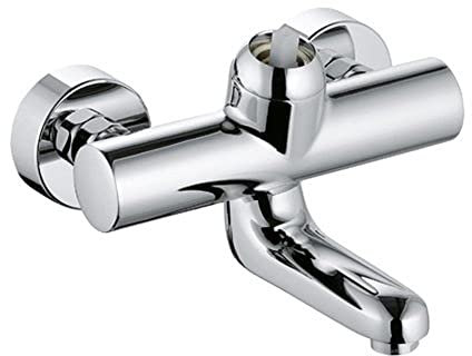 Kludi Waschtisch-Einhebelmischer Provita mit schwenkbarem Auslauf 115 mm ohne Hebel, verchromt, 335300500