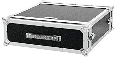 Roadinger Effektrack CO DD, 3 HE, 40cm tief für 483-mm-Steuer- und -Effektgeräte (19) | 2 abnehmbare Deckel | Eingebaute Rackschienen