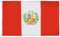 BANDIERA PERÙ 150x90cm - GRAN BANDIERA PERUVIANA 90 x 150 cm Poliestere leggero - Bandiere - AZ FLAG