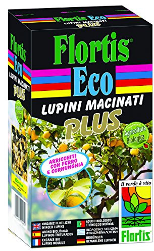 Flortis 1110416 Miscela di Concimi Organici, Lupini Macinati Plus, 800 g, 7x13.5x23.7 cm