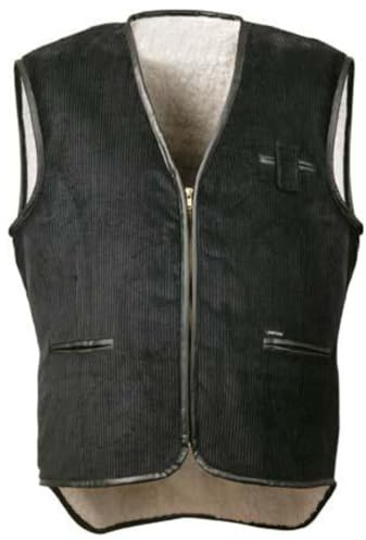Craftland Bekleidung Cordweste Schwarz