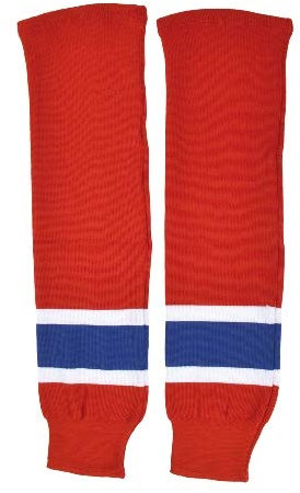 Sherwood Unisex Kinder Schanner Eishockey skærmbeskytter Hockeystutzen, Rot/Weiß/Blau, Bambini EU