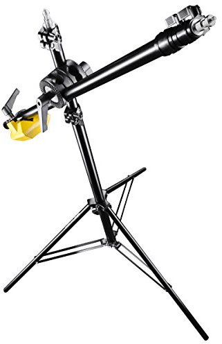 Walimex Pro WT-501 support de perche (hauteur max. env. 175 cm et capacité de charge env. 5 kg), noir