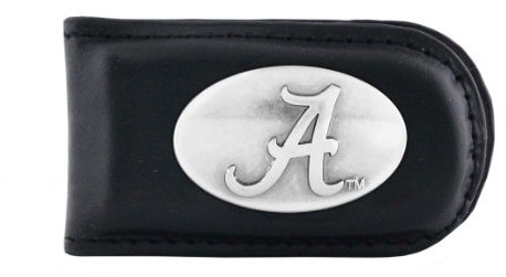 ZEP-PRO NCAA Alabama Crimson Tide Geldklammer aus Leder, Magnetverschluss, Einheitsgröße