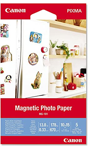 Canon MG-101 Magnetisches Fotopapier, 10,2 x 15,2 cm (3634C002)