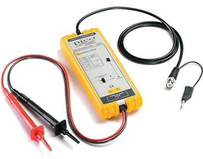 Pico Technology TA057 Differential- Teilertastkopf 1400V, 25MHz, x20/x200, CAT III Differential-Oszilloskop-Sonde 20:1/200:1 differentieller Scope-Tastkopf