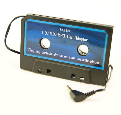 Ex-Pro In-Car Audio Cassette Adapter [Connect and 3.5mm Device to Car Player.]