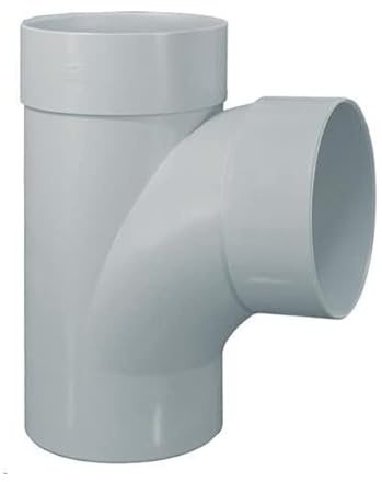 First Plast - Raccord PVC évacuation First Plast - Té pied de biche PVC 87°30 Mâle Femelle Ø100 FIRST PLAST