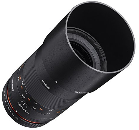 Samyang 100mm F2.8 ED UMC Full Frame Telephoto Macro Lens for Sony E-Mount Interchangeable Lens Cameras