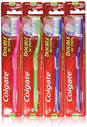 Colgate 1 x Spazzolino da denti a doppia azione medio multicolore