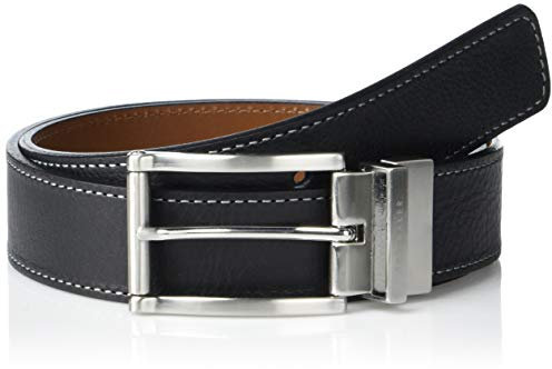 Ted Baker Herren Bream Casual Wendegürtel Gürtel, Schwarz, 46
