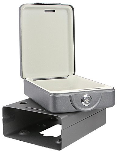 HMF 307-02 Dokumentenbox anschraubbar, Wohnmobil, Boot etc. 20,0 x 15,5 x 7,0 cm, schwarz