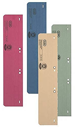 Elba Ösenschmalhefter für DIN A4 u. Folio, Recycling-Karton, rot, 25 Stück