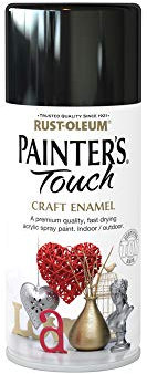 Rust-Oleum 150ml Painter's Touch Craft Enamel Spray Paint - Gloss Black