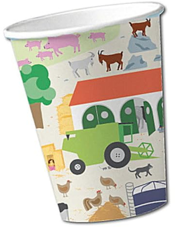 Becher Bauernhof 8 Stk. 0,2 ltr.