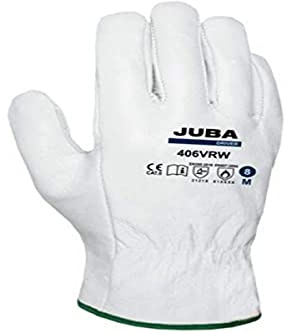 Juba - Guante conductor piel flor vaca talla 9 natural bolsa