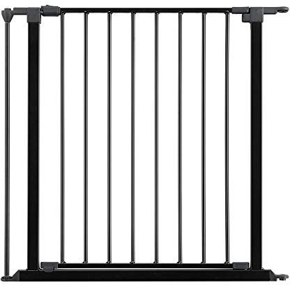 Safetots Barrera Protectora Multi Panel para Chimenea, Panel de Apertura del cancello, Metal, 72cm, Negro, Panel de Apertura para Barrera de Seguridad Multi Panel para Chimenea.
