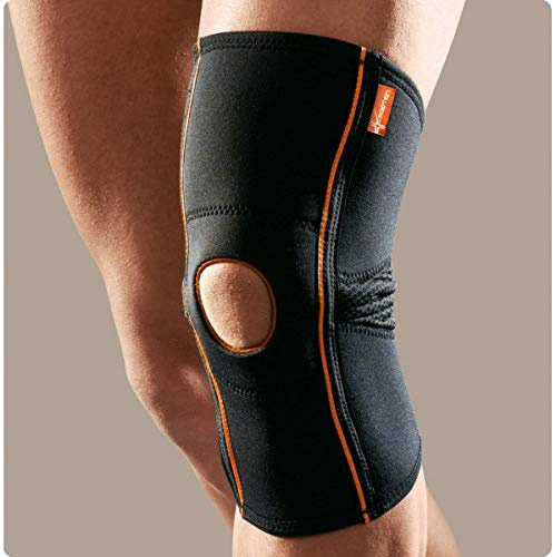 ROTEN - Tubular AirX knäskydd med patellärt hål - M