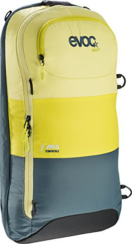 EVOC Rucksack Aufsatz Zip-On ABS Drift, Yellow/Sulphur/Slate, 56 x 27 x 7 cm, 10 Liter