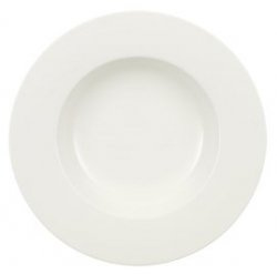 Villeroy & Boch Wonderful World White Suppenteller, Porzellan, Weiß, 24 cm.