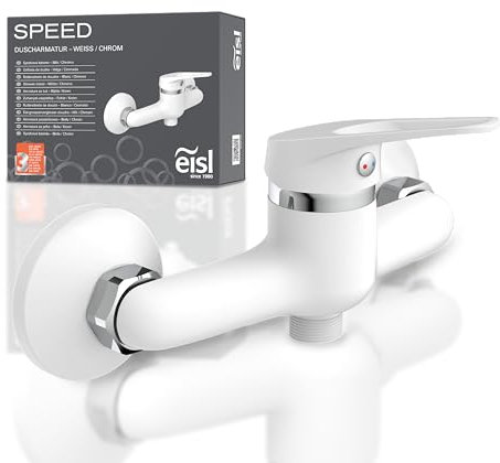 Eisl Speed NI168SCR White Color, 1 Piece, W/Shower Single Lever Mixer Tap