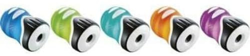 Maped - Material Escolar - Sacapuntas Clean Grip - Diseño con Depósito - 1 Orificio para Afilar - Apertura y Cierre Automático - Gran Capacidad de Reserva - 5 Colores Diferentes