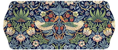 Pimpernel Bandeja Sandwich Strawberry Thief Azul (Multicolor, 16,5 x 38,5 x 2 cm)