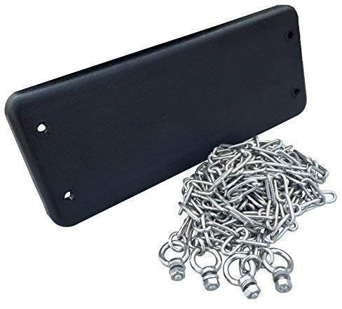 Loggyland Schaukelsitz aus Gummi mit Edelstahlkette - Verschiedene Kettenlängen zur Auswahl