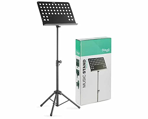 Stagg Mus-C5 T Orchestral Music Stand-70-110 cm höjdintervall