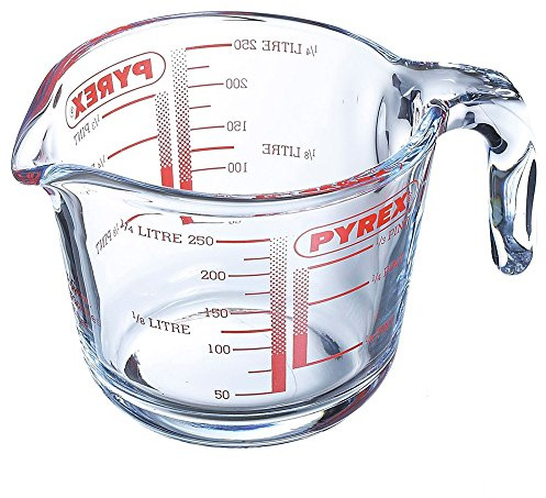 Pyrex Messbecher, 0,25 l, Borosilikatglas
