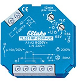 Eltako TLZ61NP-230V+UC Treppenlicht Zeitschalter Einbaumontage 1S 10A 230VAC 61100301