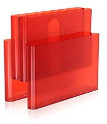 Kartell Magazine Rack, Orangerot