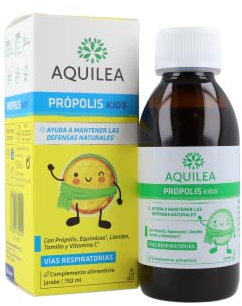AQUILEA | Propolis Kids 150ml | Complemento alimenticio | Jarabe Vías Respiratorias | Mantiene defensas naturales