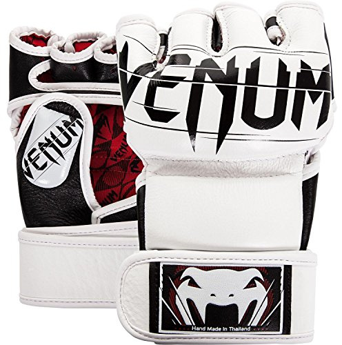 VENUM Undisputed 2.0 Guantes de MMA, Unisex Adulto, Blanco, S