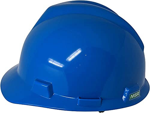 MSA Sicherheit c217092 super-v Schutzkappe mit fas-trac Aufhängung, CSA Typ II, blau