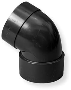 Dachrinnen Rohrbogen 68° Ø 60 mm PVC anthrazit