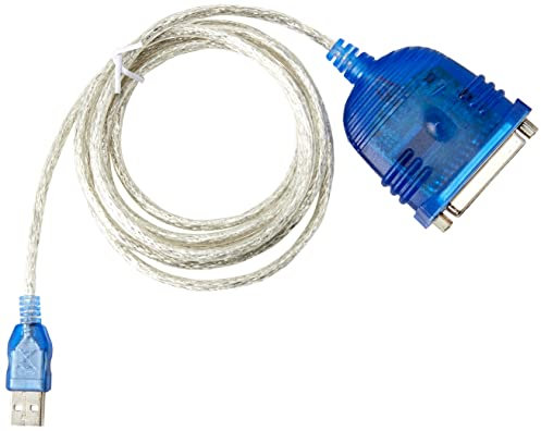 C2G 1. 8M USB-A Stecker auf DB25 Buchse Parallel-Drucker-Adapterkabel