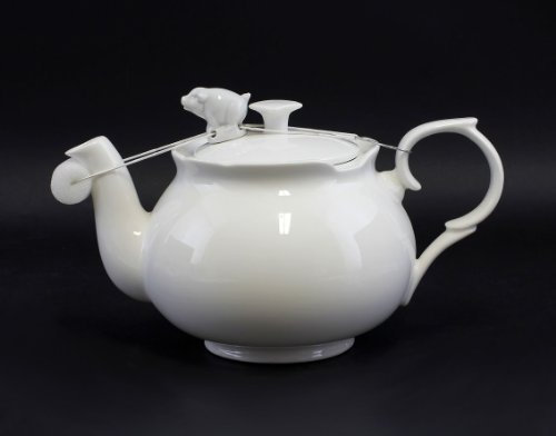 Lindner Porzellan Schwein Tropfenfänger, Handarbeit, Tropfenfänger, 3 cm, Dekorationsartikel, Drip Catcher