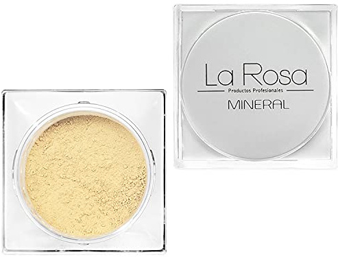 LaRosa FOND DE TEINT MINÉRAL N°51 LIGHT IVORY – Pour Peaux Claires – Fini Naturel Mat – Poudre Libre Légère et Respirante – Vegan – 4,5 g