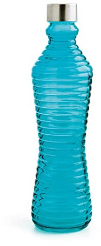 BOTELLA MESA VIDRIO CON TAPÓN